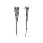 Dangling Owl Earrings