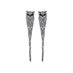 Dangling Owl Earrings