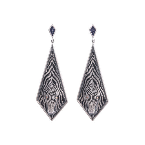 Zebra Earrings