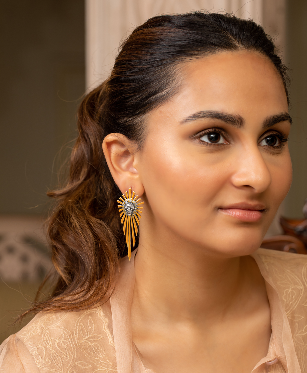 Lion Earrings