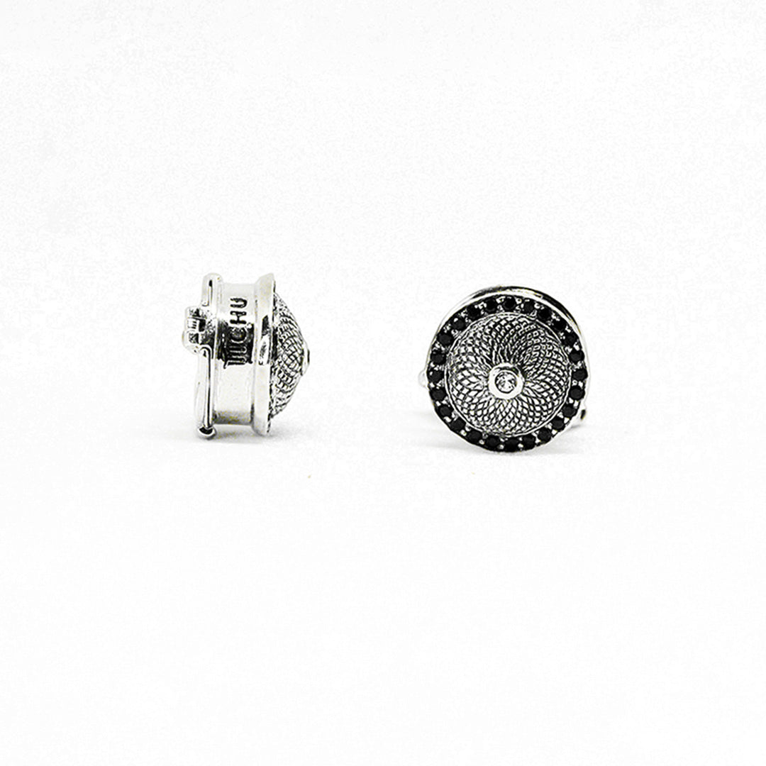 Moire Button Covers