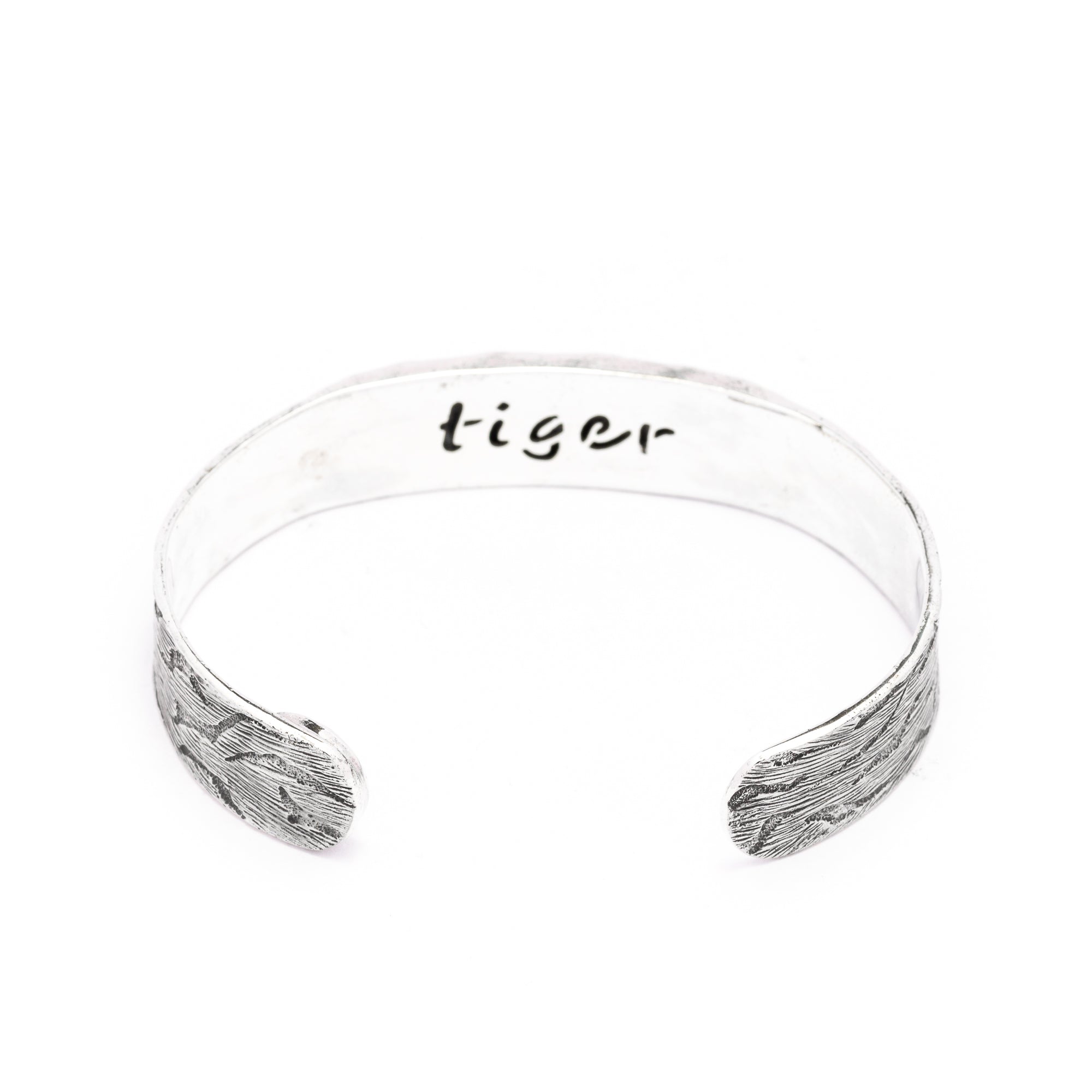 Tiger Eyes Silver Cuff Bracelets