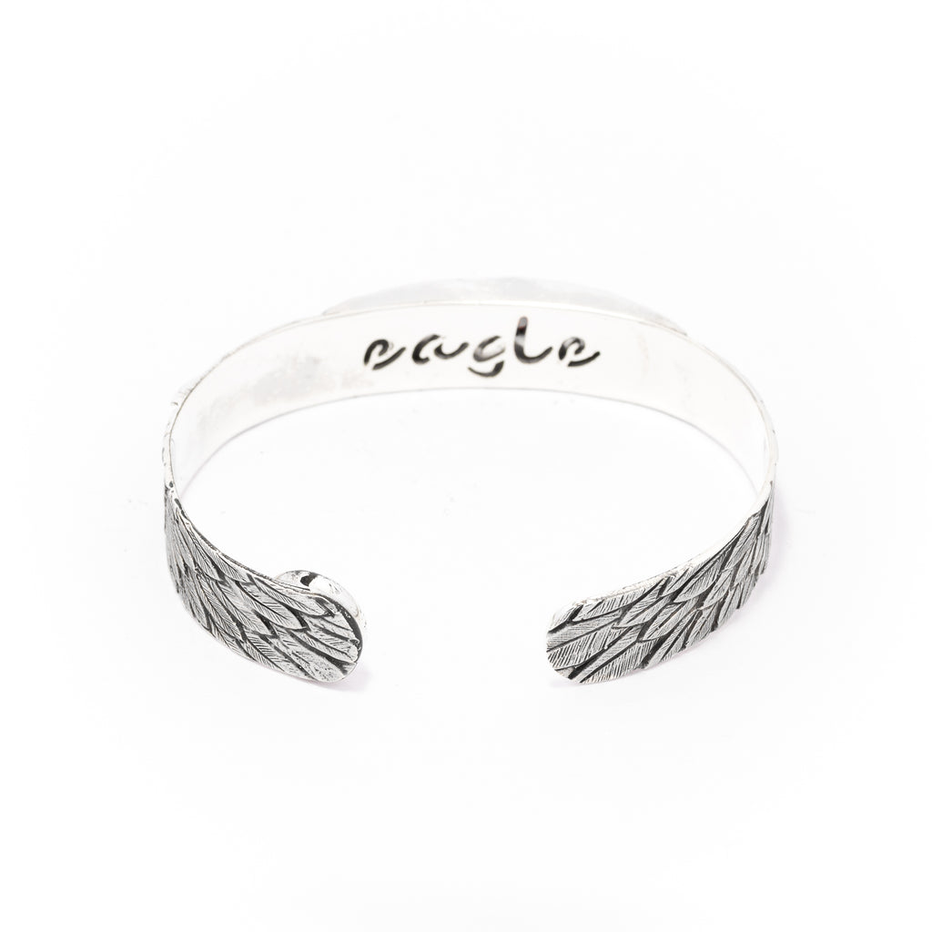 Eagle Eyes Silver Cuff Bracelets