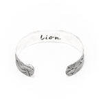 Lion Eyes Silver Cuff Bracelets