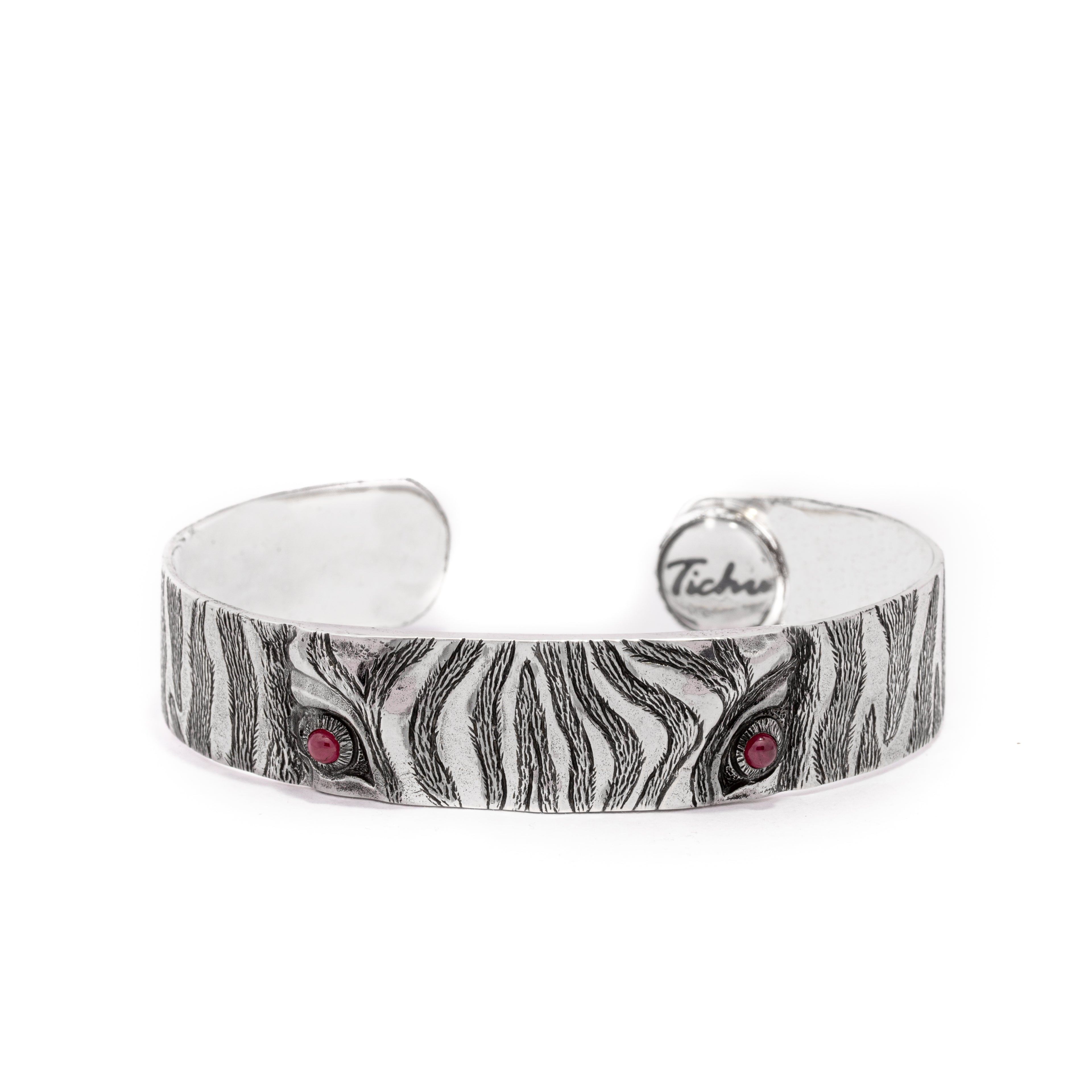 zebra-mens-Silver-cuff-bracelets
