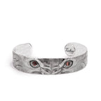 Lion Eyes Silver Cuff Bracelets